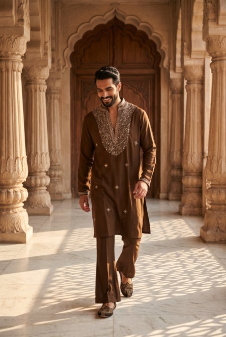 Outluk Wedding Vol 62 Lachaka Mens Kurta With Bottom